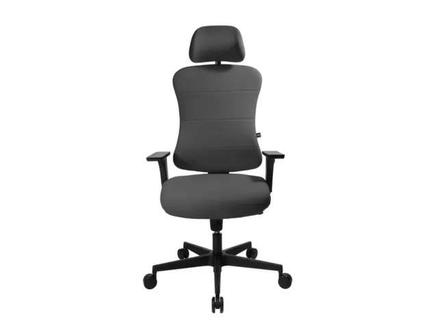 chaise de bureau pivotante,Mécan. synchrone,a. accoudoirs,appui-tête