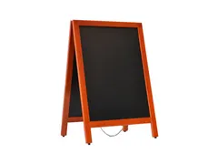 Krijtstoepbord Mahonie 55x85cm