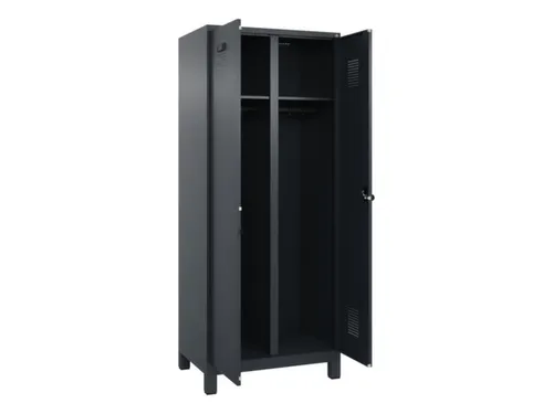 locker voor scheiding van kleding,HxBxD 1950x800x500mm,2vak