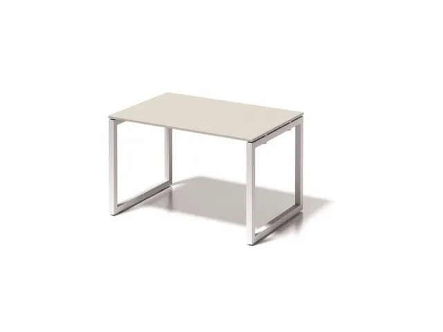 bureau,HxBxD 740x1200x800mm,blad grijswit,sledeframe verkeerswit