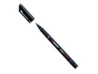 Viltstift STABILO OHpen 841/46 permanent rond superfijn zwart - 2