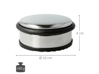 Deurstopper Westcott metaal chroom - 6