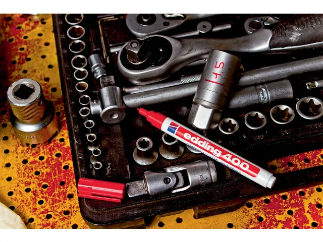 Viltstift edding 400 rond assorti 1mm set à 10st