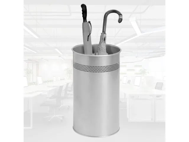 Papierbak Zilver Metaal 21 Liter