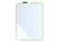 Whiteboard Desq 24x34cm + marker groen profiel