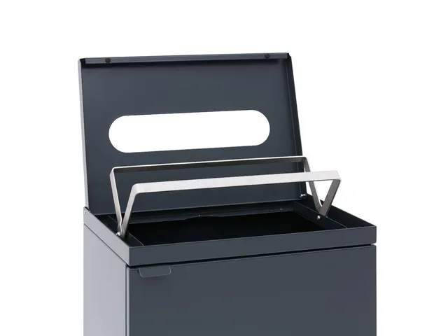 Bica 855 Afvalbak met papieropening 95 Liter Antraciet