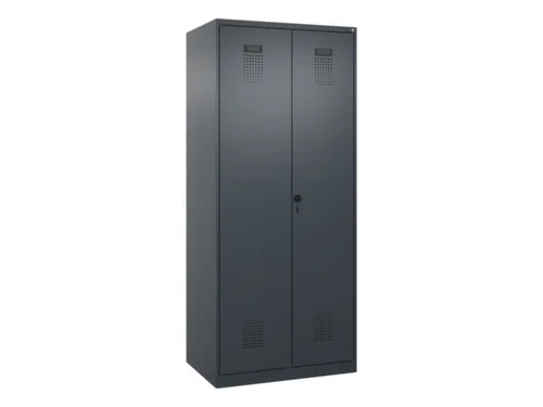 PBM-locker,HxBxD 1850x800x500mm,2vak,vak B 400mm,draaigrendel
