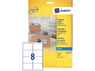 Etiket Avery J8165-10 99.1x67.7mm Inkjet Wit 80 stuks - 2