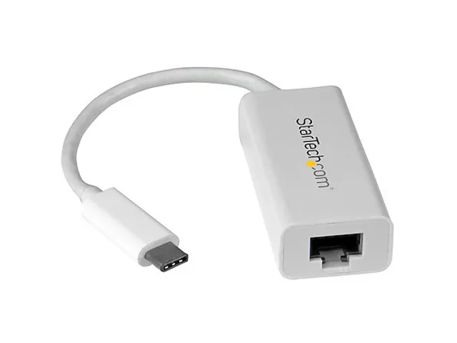 USB-C naar Gigabit Ethernet Adapter RJ45 Wit
