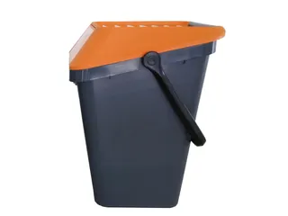 Easymax Afvalbak 45 Liter Grijs Oranje - 2