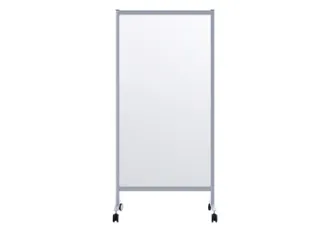mobiel hygiënescherm 1800x1200x390mm enkel veld PMMA - 2