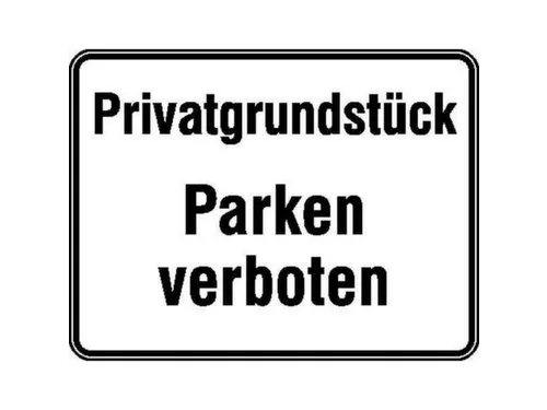 verbodsbord,Privéterrein - Parkeren verboden,aluminium gemerkt