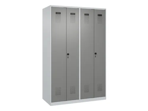 PBM-locker,HxBxD 1850x1200x500mm,4vak,vak B 300mm,draaigrendel
