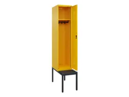 locker met bank,HxBxD 2120x400x815mm,1vak,vak B 400mm,cilinderslot