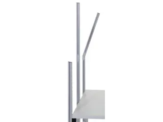 HR-aanbouwprofiel,v. paktafel,HxBxD 1745x40x40mm,m. functiegroeven - 2