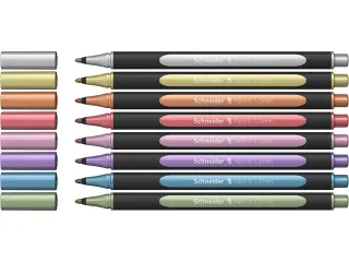 Metallic liner Schneider Paint-It 020 1-2mm etui 8st. (metallic zilver - 4