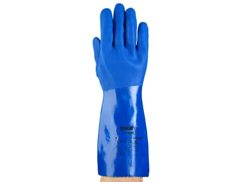 Ansell Edge 14-663 blauw PVC, 8-11 - 10