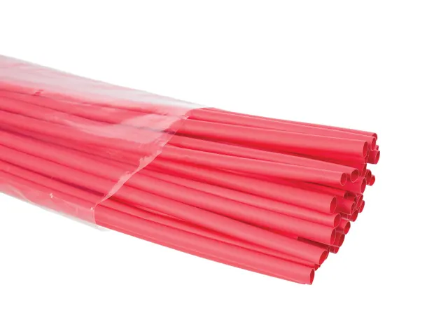 Thermische Krimpkous 6mm - Rood - 50 Stuks