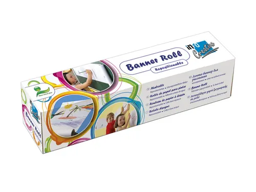 Tekenrol Info Notes 30cmx12,2m blanko per rol in bedrukte doos