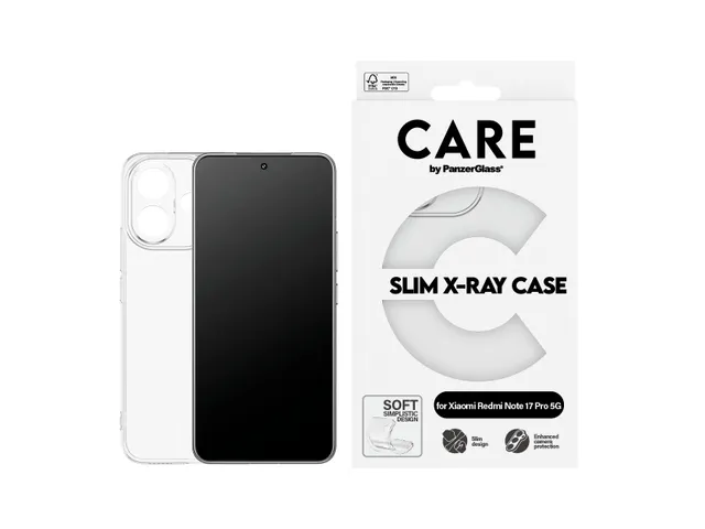 PanzerGlass CARE by X-Ray Case Xiaomi Redmi Note 17 Pro 5G, Hoes