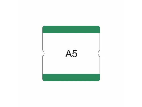beschrijfbare hoes,markering HxB 216x231mm,PVC,groen