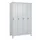locker,HxBxD 1950x1200x500mm,4vak,vak B 300mm,draaigrendel,voeten