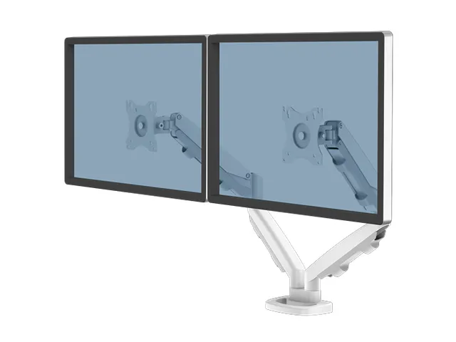 9683501 FELLOWES Esi Eppa monitor arm Wit Dubbel