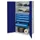 Materiaalkast Geperf. Deuren 1950x1000x600mm 2legborden 5laden Ral5010