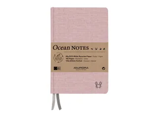 Notitieboek Aurora Ocean A5 192blz lijn 80gr linnenstructuur kaft rood - 2