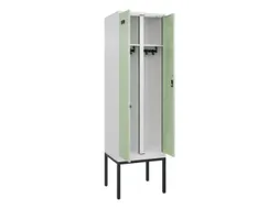 locker voor scheiding van kleding,HxBxD 2120x600x500mm,2vak