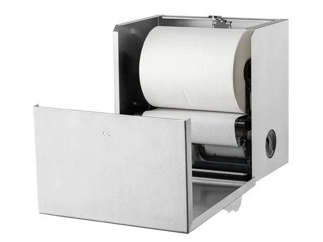 RVS Handdoekroldispenser Autocut