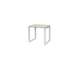 Domino Plus Bureau Hoogte Verstelbaar 800x600mm Robson Eiken Alu