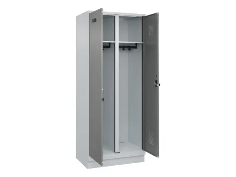 locker voor scheiding van kleding,HxBxD 1950x800x500mm,2vak