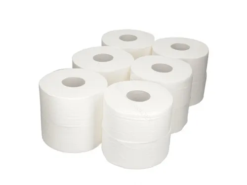 Toiletpapier Budget Mini Jumbo 2-laags 170m 12rollen
