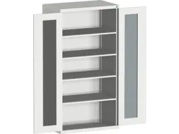 systeemkast,HxBxD 2000x1050x650mm,4xStalen bodem,5-punts sluitsysteem