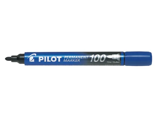 Pilot Permanent Marker 100 Rond Fijne punt Blauw