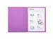 100 dossiermappen FOREVER 250 100%gerecycleerd 24x32cm Lila