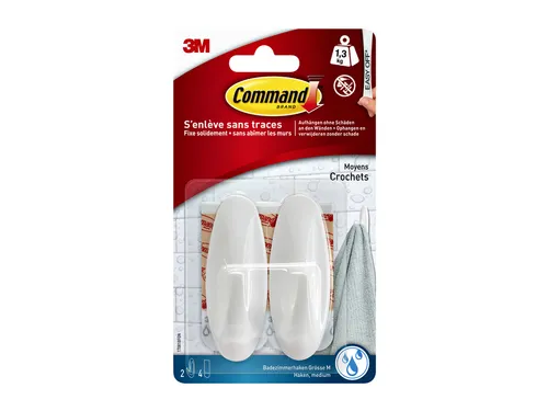 Bevestigingsstrip W17081c Haak Ovaal draagvermogen 1,4kg
