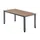 In hoogte verstelbaar bureau,HxBxD 680-760x1600x800mm,blad notenboom