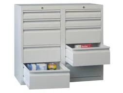 Ladenkast 900x1000x500mm 4+6 Laden Gewoon Uitschuifbaar Geleiderails