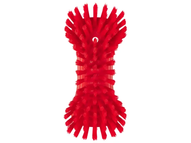 Vikan Hygiene extra grote handborstel extra harde vezels 230mm Rood
