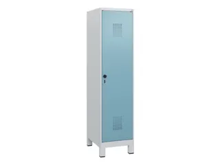 schoollocker,HxBxD 1630x400x500mm,1vak,vak B 400mm,draaigrendel,voeten - 2