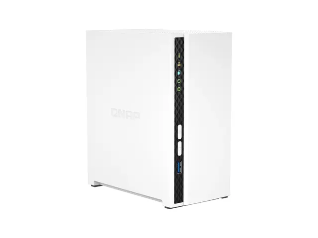 QNAP 2 x 3.5 inch, ARM 4-core Cortex-A55, 2 GB RAM, 4 GB Flash NAS