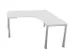 bureau à retour à hauteur réglable,HxlxP 720-840x1600x1600mm,Bl-bla