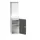 lessenaarkast met achterwand 2000x525x550mm 1 legbord RAL7035+RAL7016