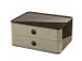 Smart-box Han Allison met 2 lades licht bruin, stapelbaar