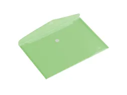 Enveloptas HF2 A5 250x180mm dwars transparant groen