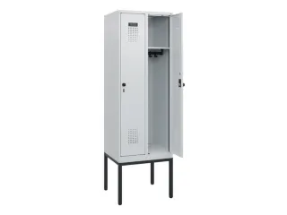 schoollocker,HxBxD 1950x600x500mm,2vak,vak B 300mm,draaigrendel - 1