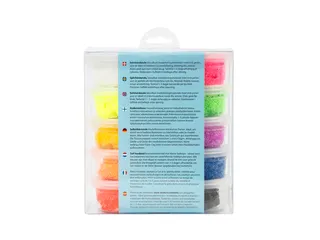 Klei Foam Clay basic 10 x 35gr 10 kleuren - 3