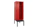 locker met bank,voor scheiding van kleding,HxBxD 2120x600x815mm,2vak